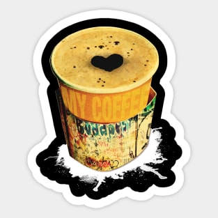 Coffee Graffitti Wrap Sticker